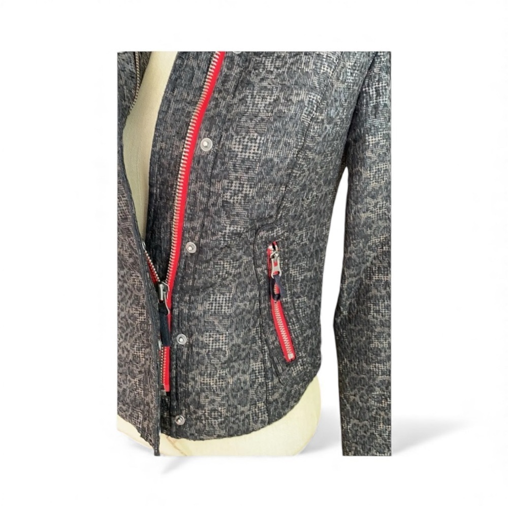 F r e e People | We The Free Leopard Pop Moto Jacket - Picture 6 of 13